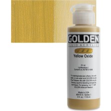Golden Fluid Akrilik Boya 118 ml Seri 1 Yellow Oxide