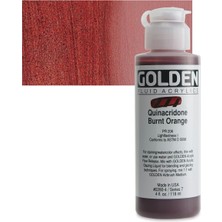 Golden Fluid Akrilik Boya 118 ml Seri 7 Quinacridone Burnt Orange