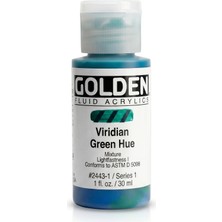 Golden Fluid Akrilik Boya 30 ml Seri 1 Viridian Green Hue