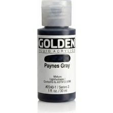 Golden Fluid Akrilik Boya 30 ml Seri 2 Paynes Gray