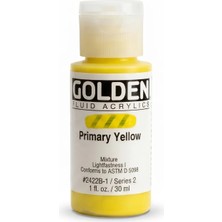 Golden Fluid Akrilik Boya 30 ml Seri 2 Primary Yellow