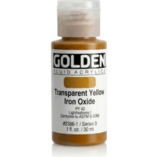 Golden Fluid Akrilik Boya 30 ml Seri 3 Transparent Yellow Iron Oxide