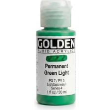 Golden Fluid Akrilik Boya 30 ml Seri 4 Permanent Green Light