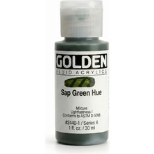 Golden Fluid Akrilik Boya 30 ml Seri 4 Sap Green Hue