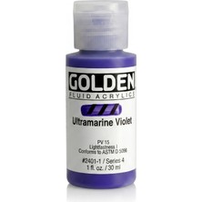 Golden Fluid Akrilik Boya 30 ml Seri 4 Ultramarine Violet