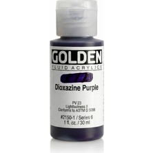 Golden Fluid Akrilik Boya 30 ml Seri 6 Dioxazine Purple