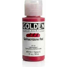 Golden Fluid Akrilik Boya 30 ml Seri 6 Quinacridone Red
