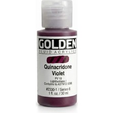 Golden Fluid Akrilik Boya 30 ml Seri 6 Quinacridone Violet