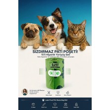 Transformacion Evcil Hayvan Kaka Torbası 15 Adet 30x21 cm Sızdırmaz Kedi Köpek Dışkı Toplama Poşeti Rulosu 713383