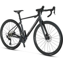 Mosso GVL703-GRX610 Erkek Yarış Bisikleti 500H Hd 28 Jant 24 Vites Mat Siyah Gri