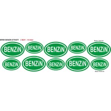 BİRİM Benzin Işareti Sticker Etiketi