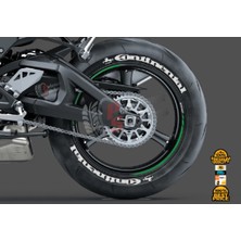 Ps Stickers Lastik Stickers Lastik Yazısı 8adet Continental  Stiker 1 .sınıf  Motosiklet icin