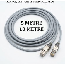 Hcs Cat7 S/ftp Kablo End. IP20 Plug Patch Cord 5 metre