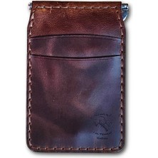 Balthazar Workshop Premium Vejetal Deri Kaplama Klipsli Cüzdan Kartlık Erkek