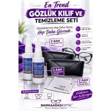 Juliano 2li Gözlük Kılıfı, Silme Bezi Ve Temizleme Seti