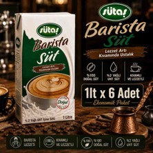 Sütaş Barista Süt 1lt x 6 Adet