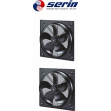 Serin Mekanik Q500 Duvar Tipi Aksiyel Fan Güçlü Aspiratör Yüksek Hava Debili Egzoz Fanı Fabrika Atölye Depo Havalandırma Fanı