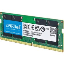 Ntb CT8G4SFRA32A 8gb Ddr4 3200MHZ Sodımm CL22 Ram Bellek