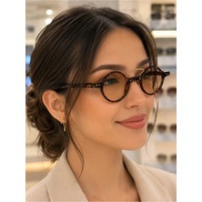 Bymiel Özel Tasarım Çerçeveli Vintage Model Üstten Metal Detaylı Güneş Gözlüğü