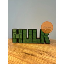 Turuncuhane Hulk Yenilmezler Marvel Logo Masaüstü Dekor Figür Hediyelik Playstation Xbox 15 cm