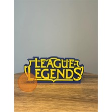 Turuncuhane League Of Legends Lol Logo Masaüstü Dekor Figür Hediyelik Playstation Xbox 15 cm