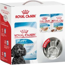Royal Canin Premia Bundle (Mini Puppy 2 kg + 6 Adet Puppy Yaş Mama + 240 Ml. Mama Tası)