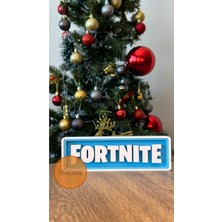 Turuncuhane Fortnite Oyun Xbox Playstation Logo Masaüstü Dekor Koleksiyon Figürü Hediyelik Dekoratif Obje 17 cm