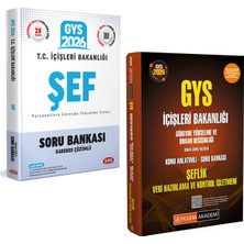 Pegem Akademi Yayıncılık Data 17 Ağustos 2026- 2027 Gys Içişleri Bakanlığı Şeflik Şef Görevde Yükselme Sınavı Konu Anlatımlı Soru ve Soru Bankası Seti