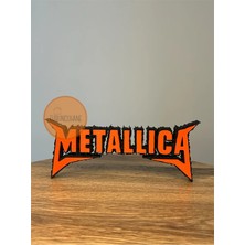 Turuncuhane Metalica Grup Rock Logo Masaüstü Dekor Figür Hediyelik Playstation Xbox 17 cm