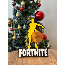 Turuncuhane Fortnite Dans Playstation Xbox Logo Masaüstü Dekor Koleksiyon Figürü Hediyelik Dekoratif Obje 16 cm