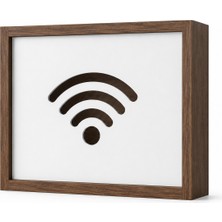 Seven Madame Duvara Monte Sürgülü Modem ve Wifi Saklama Kutusu 39 x 32 x 11 cm Beyaz