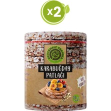 Glutensiz Fabrika Karabuğday Patlağı Sade 88 g x 2 Paket (Glütensiz & Vegan)