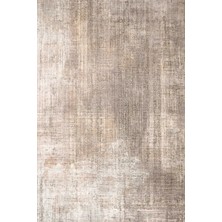 Saraz Halı Vizon Düz Eskitme Desenli Baskı Şönil Kilim Kaymaz Taban Salon Oturma Odası Yatak Odası Kilimi SH31