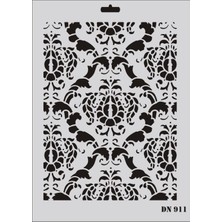 TeknoKapsül Rich Dantel Seri DN-911 Stencil 35X25 cm