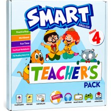 Smart English Yayınları Grade 4 Teacher’s Pack – 4. Sınıf Ingilizce Öğretmen Seti Practice Book Workbook Test Book Worksheets Reading Detectives
