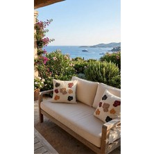 Allin Depo Allindepo Home Punch Işlemeli Kırlent Kılıfı  (2'li Takım)
