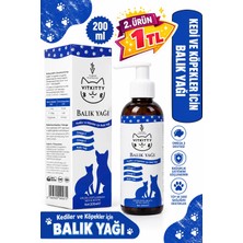 Kedi ve Köpekler Için Balık Yağı – Deri Tüy Ek.lem ve Genel Sağlık Destekleyici 200 ml
