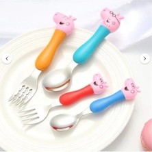 Luxury Pepikon Peppa Pig Çatal Kaşık
