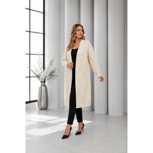 Yetki Tekstil Ponpon Desen Hırka