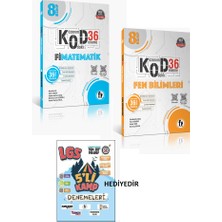 Fi Yayınları 8. Sınıf Matematik + Fen Bilimleri Kod 36 Haftalık Deneme  (5 Li Genel Deneme Hediyeli)
