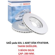 Bosch Ön Fren Diski Astra G H Classic Corsa C Meriva A Zafira A B Combo C Havalı 9117678 0986478883