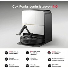 Roborock Yeni 22.000 Pa Ultra Emiş Güçlü  7,98 cm Ultra Ince Tasarımlı Robotik Kollu Akıllı Robot Süpürge, Kendini Temizleme Fonksiyonlu