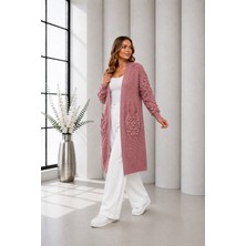 Yetki Tekstil Ponpon Desen Hırka