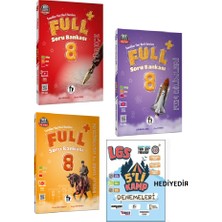 Fi Yayınları 8. Sınıf Türkçe + Fen Bilimleri + Inkılap Tarihi Full+ Soru Bankası  (5 Li Genel Deneme Hediyeli)
