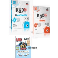 Fi Yayınları 8. Sınıf Türkçe + Matematik Kod 36 Haftalık Deneme  (5 Li Genel Deneme Hediyeli)