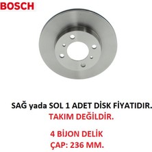 Ön Fren Diski Colt 4-5 1992-2003 Lancer 5-6 1991-2003 Carisma Hb Sedan 1995-2006 0986478572 Bosch
