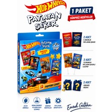 Emrah Gültekin Patlayan Şeker Seti 1 Paket 6 Parça Sürpriz Hediyeli Lollipop ve Popping Candy Eğlence Seti