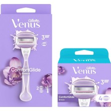 Gillette Comfortglide Breeze Kadın Tıraş Makinesi + 6 Adet Yedek Tıraş Bıçağı