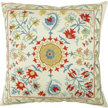 Soho Antiq Dalen Ipek Suzani Kırlent 50X50 cm