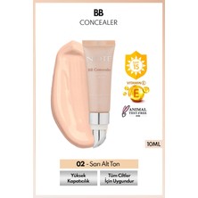 Bb Concealer Spf 15 Yoğun Kapatıcı Metal Başlıklı Göz Altı Kapatıcısı - 02 Orta Açık